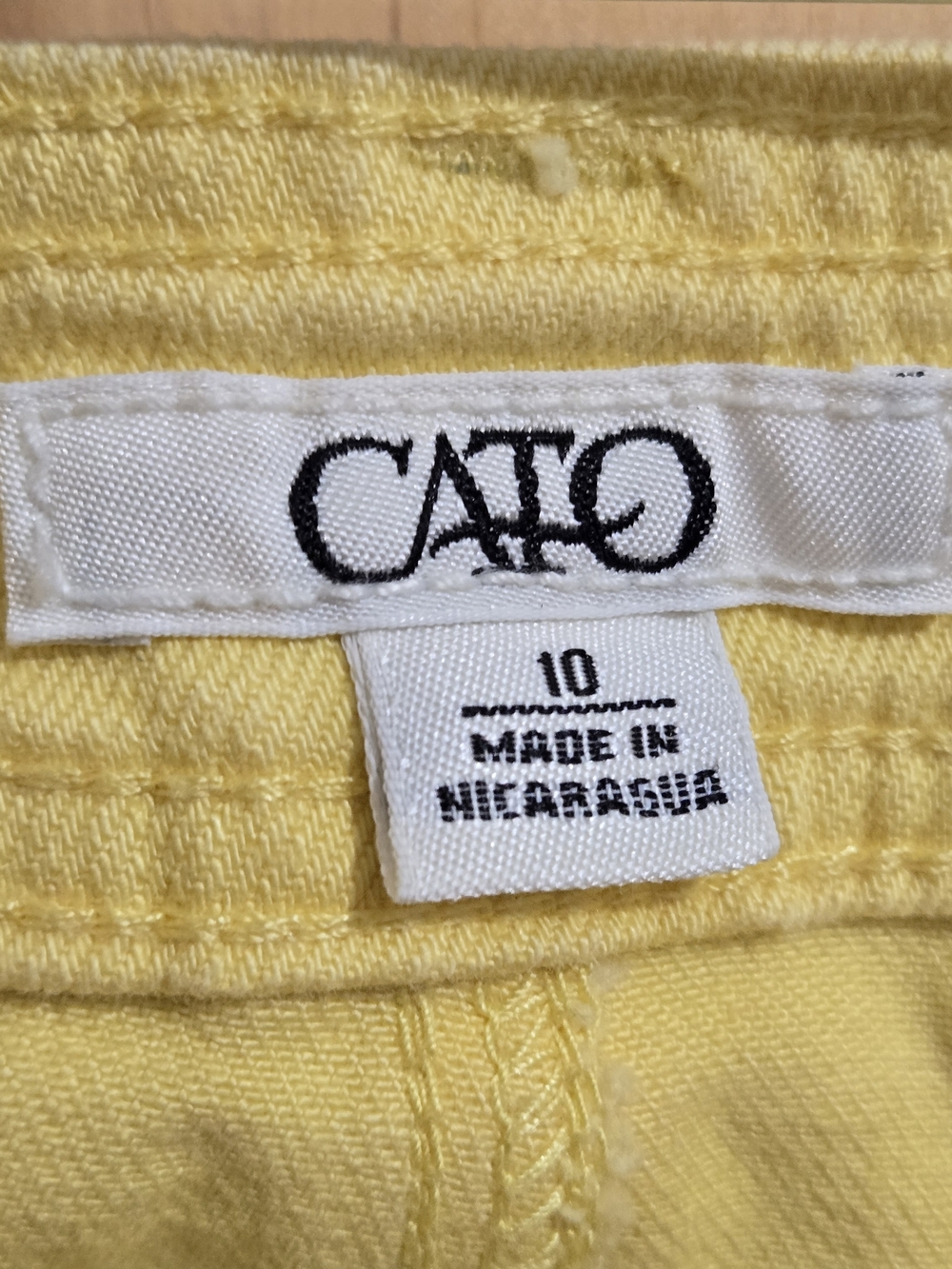 Cato Yellow‎ Rolled-Hem Bermuda Shorts - Picture 7 of 7